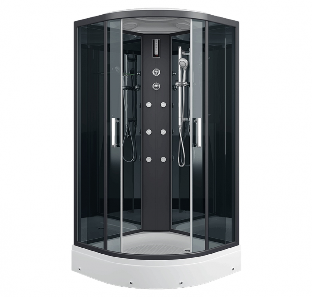 Душевая кабина ERLIT 57 серия ER570917-C2-RUS тонированное стекло, фото 1